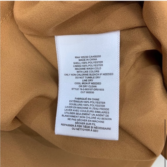 Joie Belted Puck Tan Mini Dress XL - Picture 7 of 7